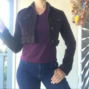 Classic Cropped Jacket Corduroy